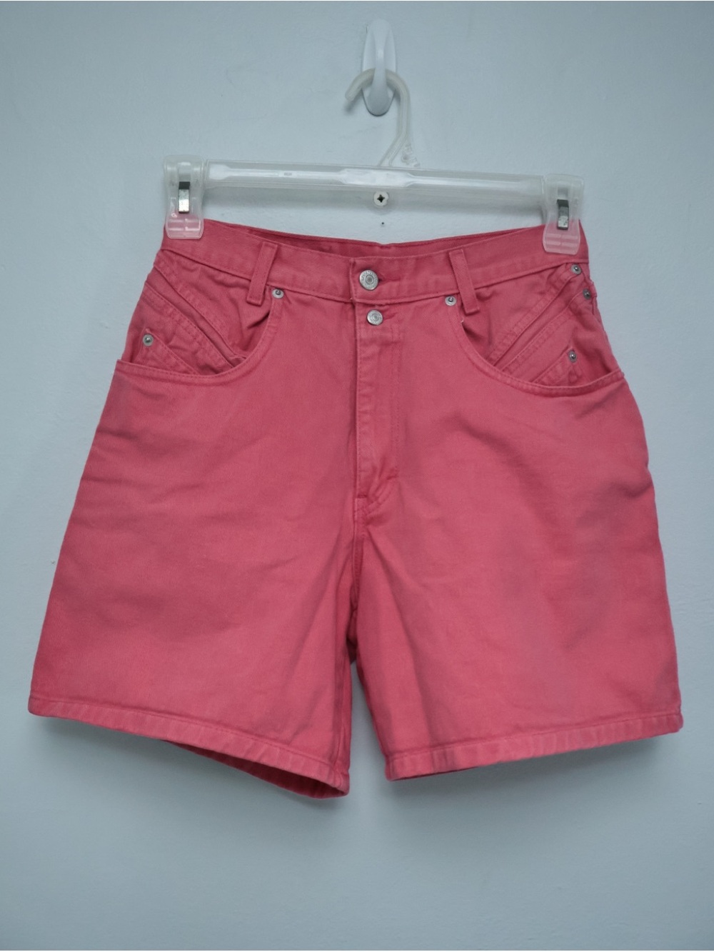 Jordache Coral Pink High-Waist Shorts